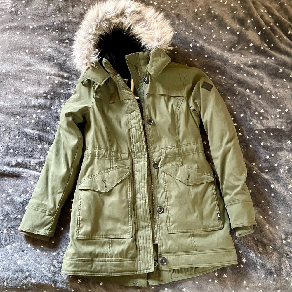 Hollister Army Green Parka